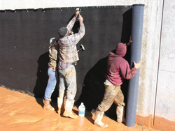 Blindside Waterproofing